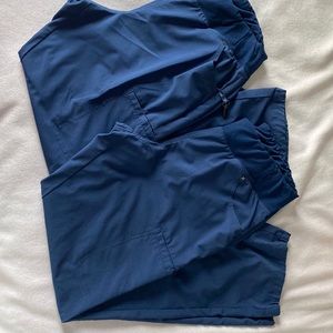 Cherokee Iflex pants, elastic on bottom of legs, 2 pairs left in navy